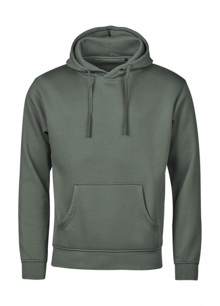 Herren Heavy Hoodie in Leaf Green
mit lässiger Passform und cleanem, einfarbigem Design. Mit großer Kapuze samt Kordelzug, langen Ärmeln, breiten Rippbündchen und klassischer Kängurutasche auf der Vorderseite.