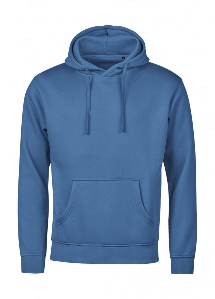 Herren Heavy Hoodie in Ocean Blue
mit lässiger Passform und cleanem, einfarbigem Design. Mit großer Kapuze samt Kordelzug, langen Ärmeln, breiten Rippbündchen und klassischer Kängurutasche auf der Vorderseite.