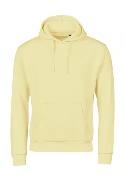 Herren Heavy Hoodie in Sunshine
mit lässiger Passform und cleanem, einfarbigem Design. Mit großer Kapuze samt Kordelzug, langen Ärmeln, breiten Rippbündchen und klassischer Kängurutasche auf der Vorderseite.
