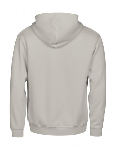 Herren Kapuzenpullover mit Reißverschluss in Cement mit lässiger Passform und cleanem, einfarbigem Design. Mit großer Kapuze samt Kordelzug, langen Ärmeln, breiten Rippbündchen und klassischer Kängurutasche auf der Vorderseite.