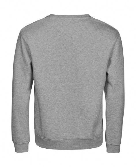 Herren Sweatshirt in Heather Grey mit lässiger Passform und cleanem, einfarbigem Design. 
