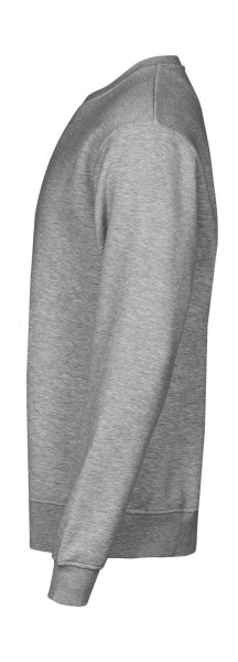 Herren Sweatshirt in Heather Grey mit lässiger Passform und cleanem, einfarbigem Design. 