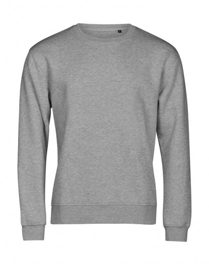 Herren Sweatshirt in Heather Grey mit lässiger Passform und cleanem, einfarbigem Design. 