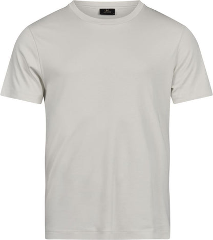Herren Urban Pima Baumwoll T-Shirt in Cement mit cleanem, einfarbigem Design. Kurzärmeliges Baumwoll-T-Shirt mit Rundhalsausschnitt, geradem Schnitt und schlichtem, modernem Erscheinungsbild.