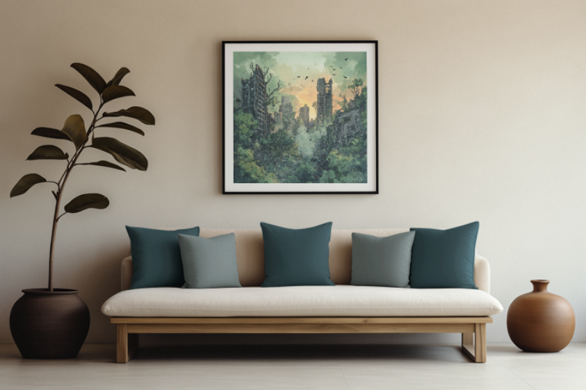 Unifarbener Kissenbezug aus 100 % Baumwolle in Dunkel Petrol und Schiefergrau quadratisch aufgestellt. Erhältlich in den 5 Größen 35x35 cm (14"x14"), 40x40 cm (16"x16"), 45x45 cm (18"x18"), 55x55 cm (22"x22") sowie als Lendenkissen in 50x30 cm (20"x12").