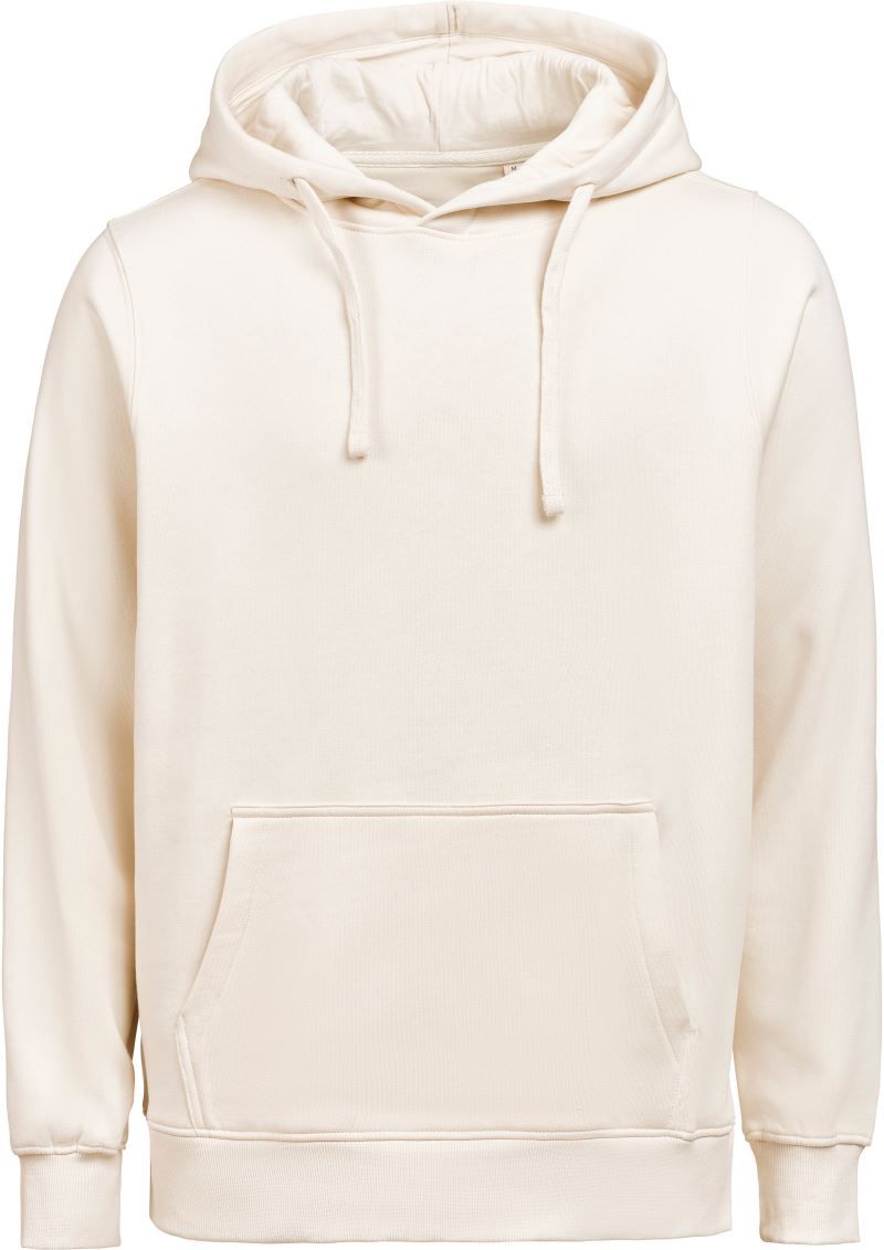 Herren schwerer Kapuzenpullover Regular Fit in Birch mit lässiger Passform und cleanem, einfarbigem Design. Mit großer Kapuze samt Kordelzug, langen Ärmeln, breiten Rippbündchen und klassischer Kängurutasche auf der Vorderseite.
