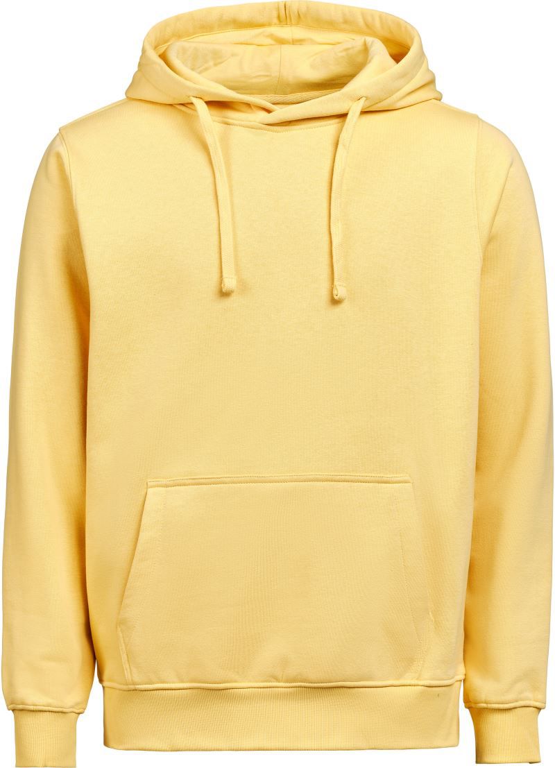 Herren schwerer Kapuzenpullover Regular Fit in Ray mit lässiger Passform und cleanem, einfarbigem Design. Mit großer Kapuze samt Kordelzug, langen Ärmeln, breiten Rippbündchen und klassischer Kängurutasche auf der Vorderseite.