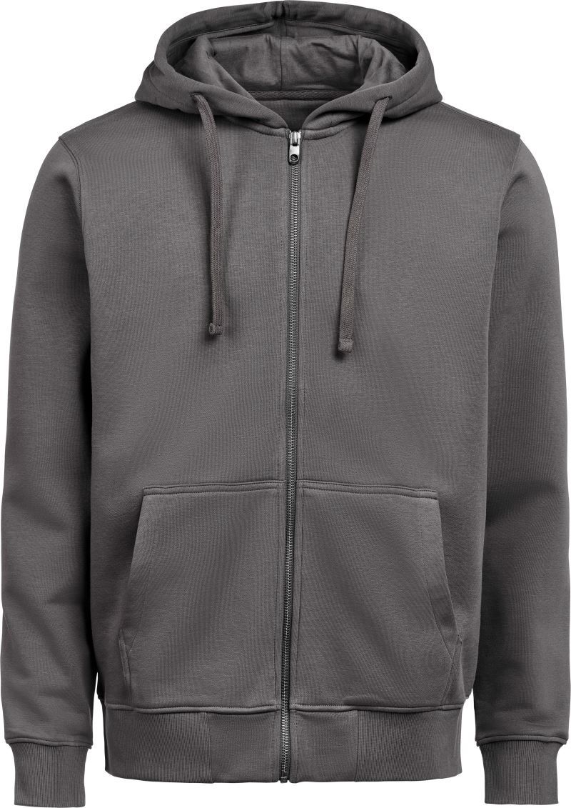Schwere Kapuzenjacke Regular Fit in Charcoal mit lässiger Passform und cleanem, einfarbigem Design. Mit großer Kapuze samt Kordelzug, langen Ärmeln, breiten Rippbündchen und klassischer Kängurutasche auf der Vorderseite.