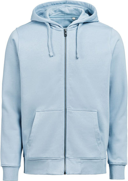 Schwere Kapuzenjacke Regular Fit in Fog mit lässiger Passform und cleanem, einfarbigem Design. Mit großer Kapuze samt Kordelzug, langen Ärmeln, breiten Rippbündchen und klassischer Kängurutasche auf der Vorderseite.