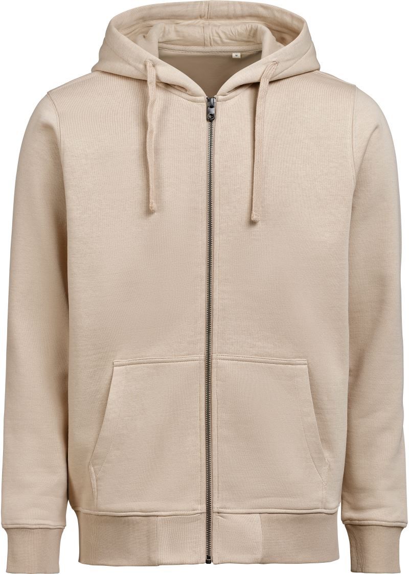 Schwere Kapuzenjacke Regular Fit in Latte mit lässiger Passform und cleanem, einfarbigem Design. Mit großer Kapuze samt Kordelzug, langen Ärmeln, breiten Rippbündchen und klassischer Kängurutasche auf der Vorderseite.