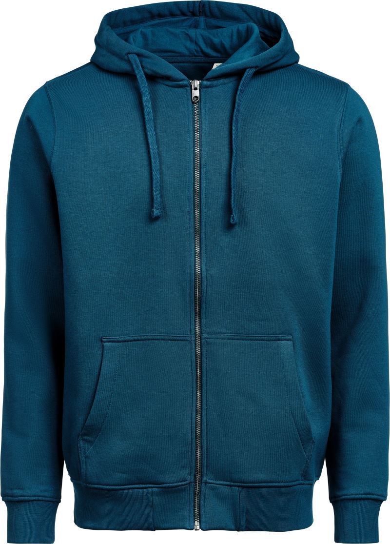 Schwere Kapuzenjacke Regular Fit in Orion mit lässiger Passform und cleanem, einfarbigem Design. Mit großer Kapuze samt Kordelzug, langen Ärmeln, breiten Rippbündchen und klassischer Kängurutasche auf der Vorderseite.