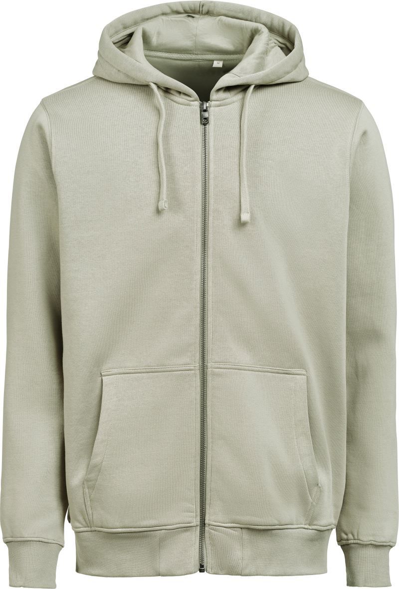 Schwere Kapuzenjacke Regular Fit in Sage mit lässiger Passform und cleanem, einfarbigem Design. Mit großer Kapuze samt Kordelzug, langen Ärmeln, breiten Rippbündchen und klassischer Kängurutasche auf der Vorderseite.