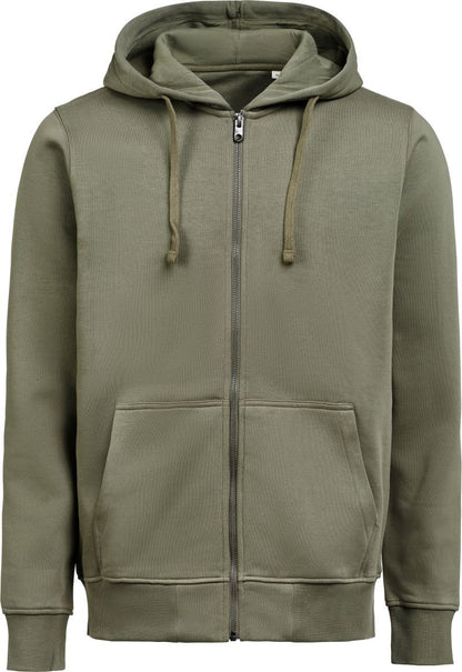 Schwere Kapuzenjacke Regular Fit in Thyme mit lässiger Passform und cleanem, einfarbigem Design. Mit großer Kapuze samt Kordelzug, langen Ärmeln, breiten Rippbündchen und klassischer Kängurutasche auf der Vorderseite.