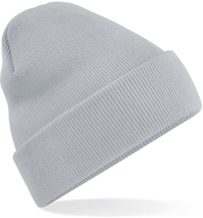 Unisex Strickmütze in mit breitem Umschlag und Rippstrick.