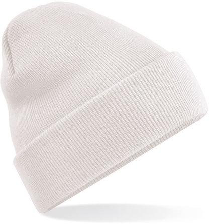 Unisex Strickmütze in mit breitem Umschlag und Rippstrick.